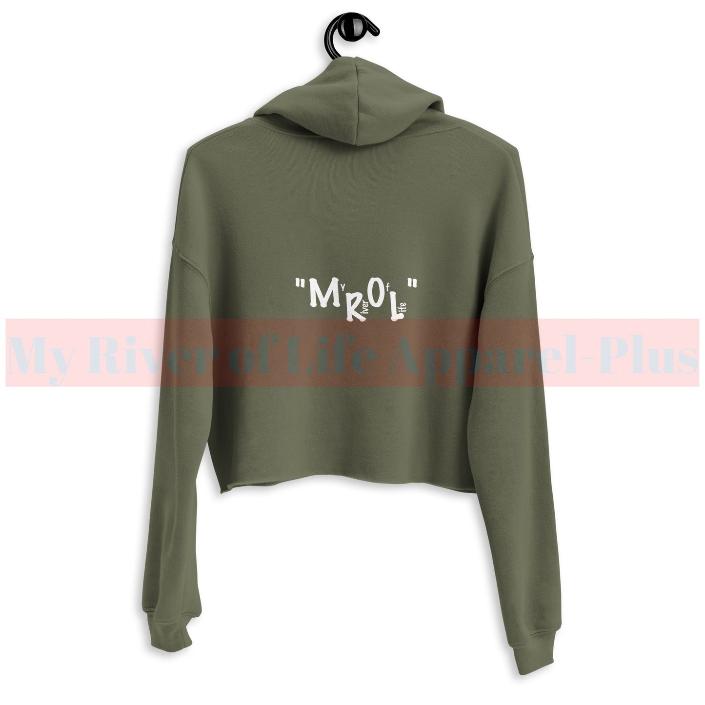My River Of Life Cropped Hoodie