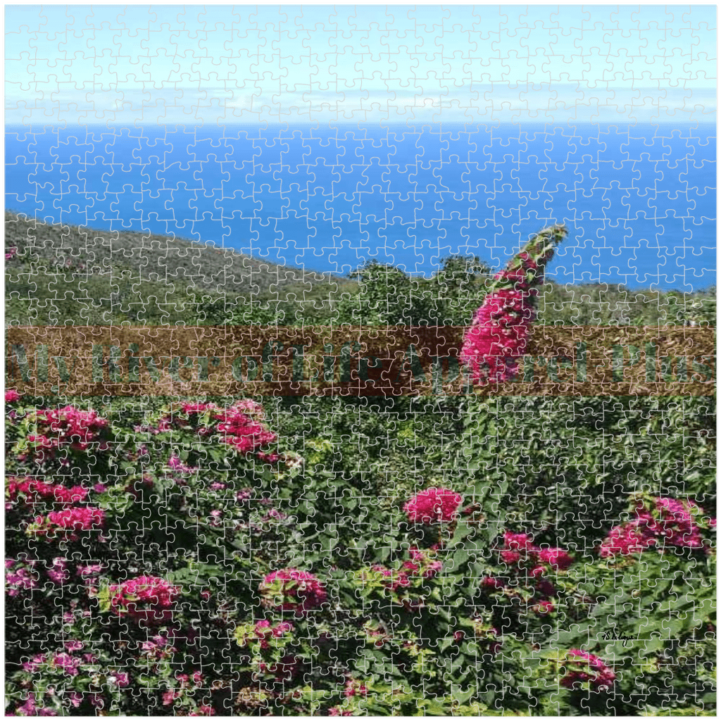 "Flowers & The Ocean" Puzzle (676 or 1014 pc)