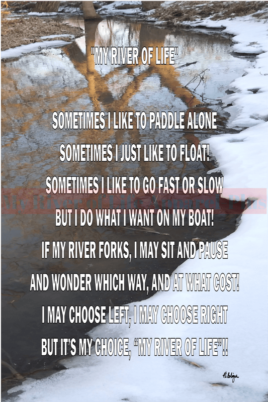 "My River Of Life" Variation 1 My River of Life Apparel-Plus