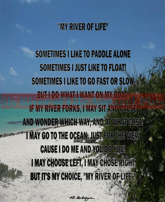 "MY RIVER OF LIFE" My River of Life Apparel-Plus